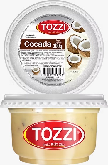 DOCE TOZZI COCADA CREMOSA 300G