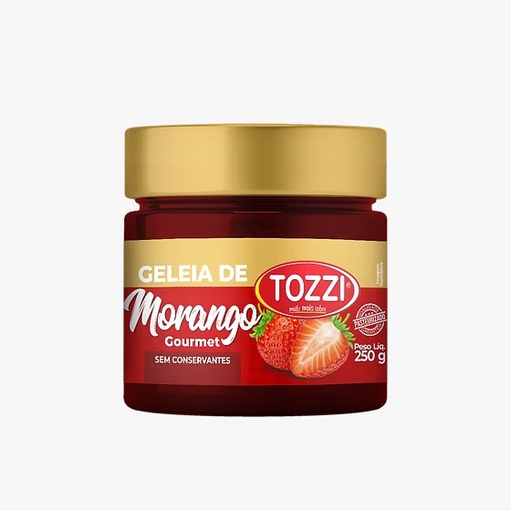 GELEIA DE MORANGO GOURMET TOZZI VD 250G