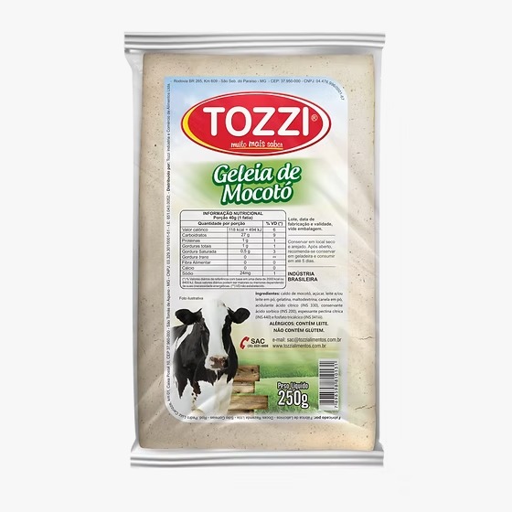 GELEIA DE MOCOTO TOZZI 250G