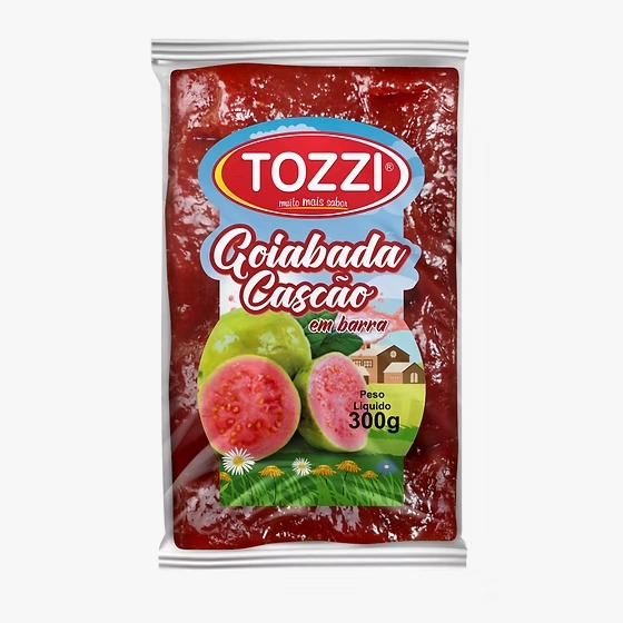 DOCE TOZZI GOIABADA CASCAO BARRA 300G