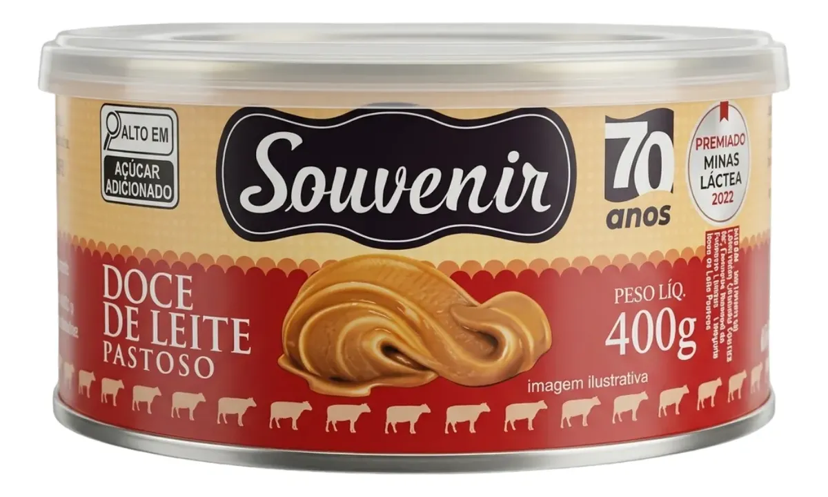 DOCE SOUVENIR LEITE PASTOSO LATA 400G