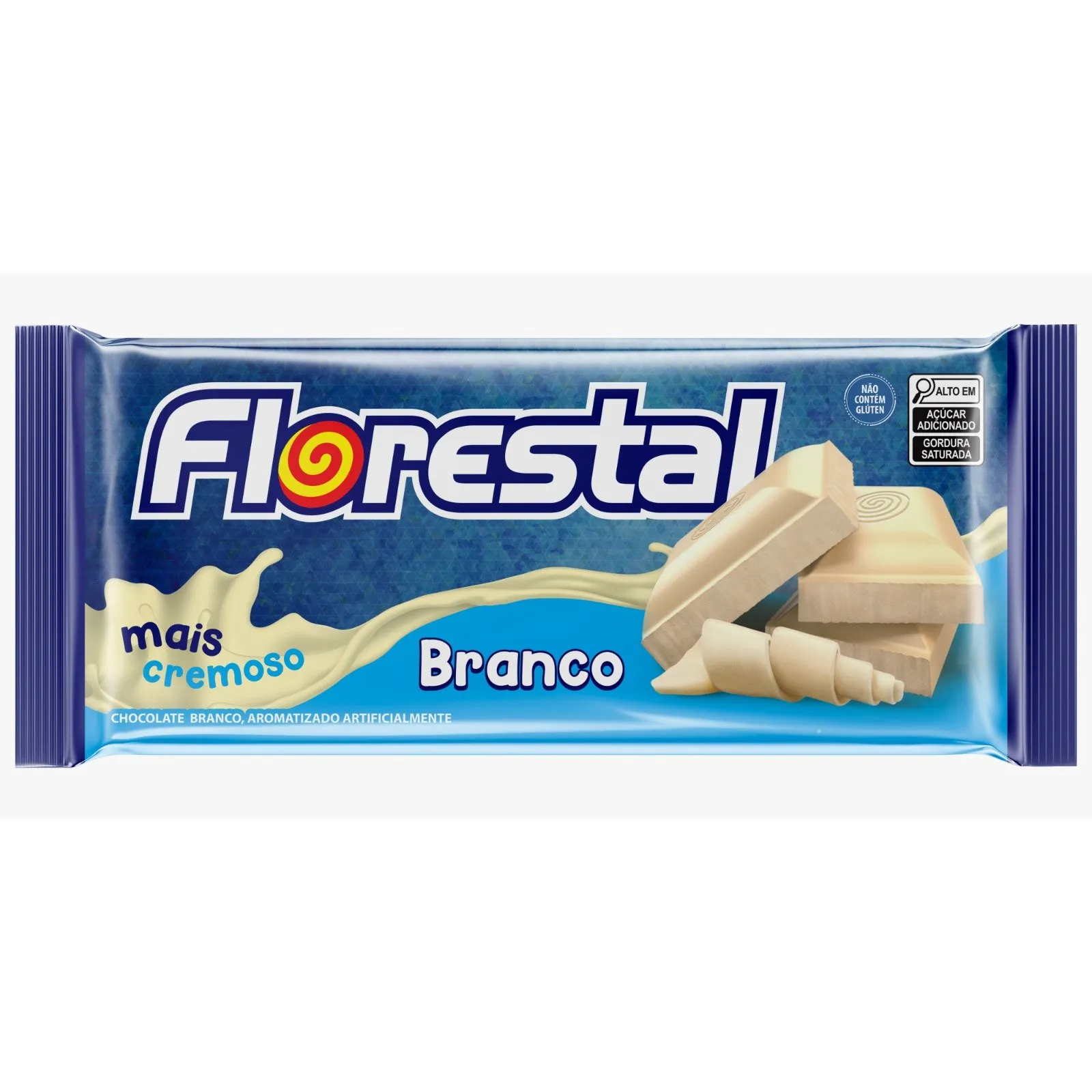 CHOC TABLETE FLORESTAL 80G CHOC BRANCO