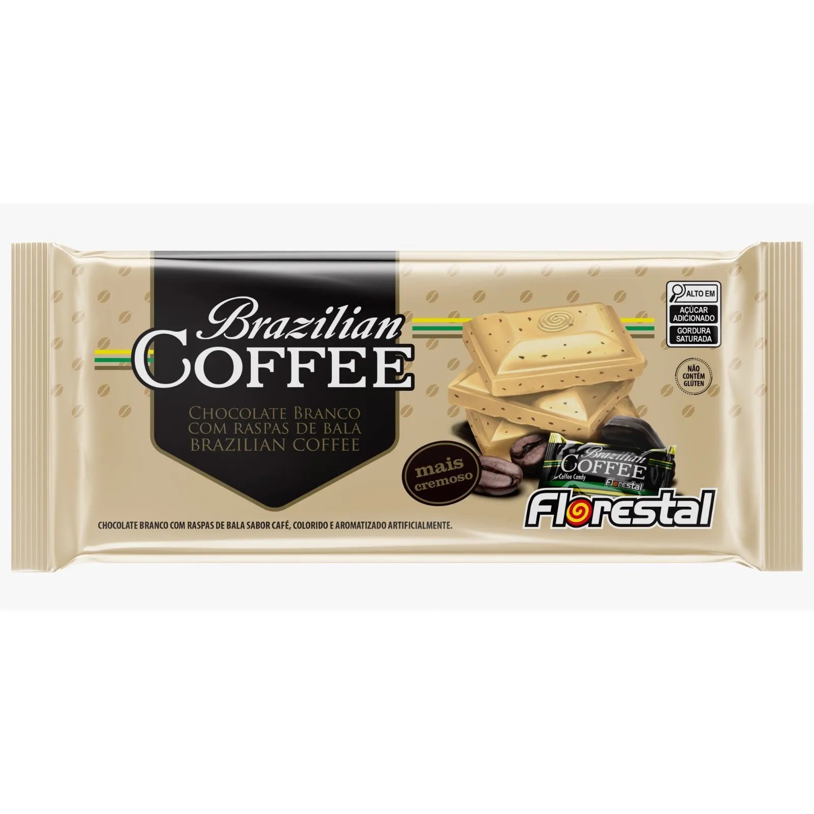 CHOC TABLETE FLORESTAL 80G BR COFFEE BCO