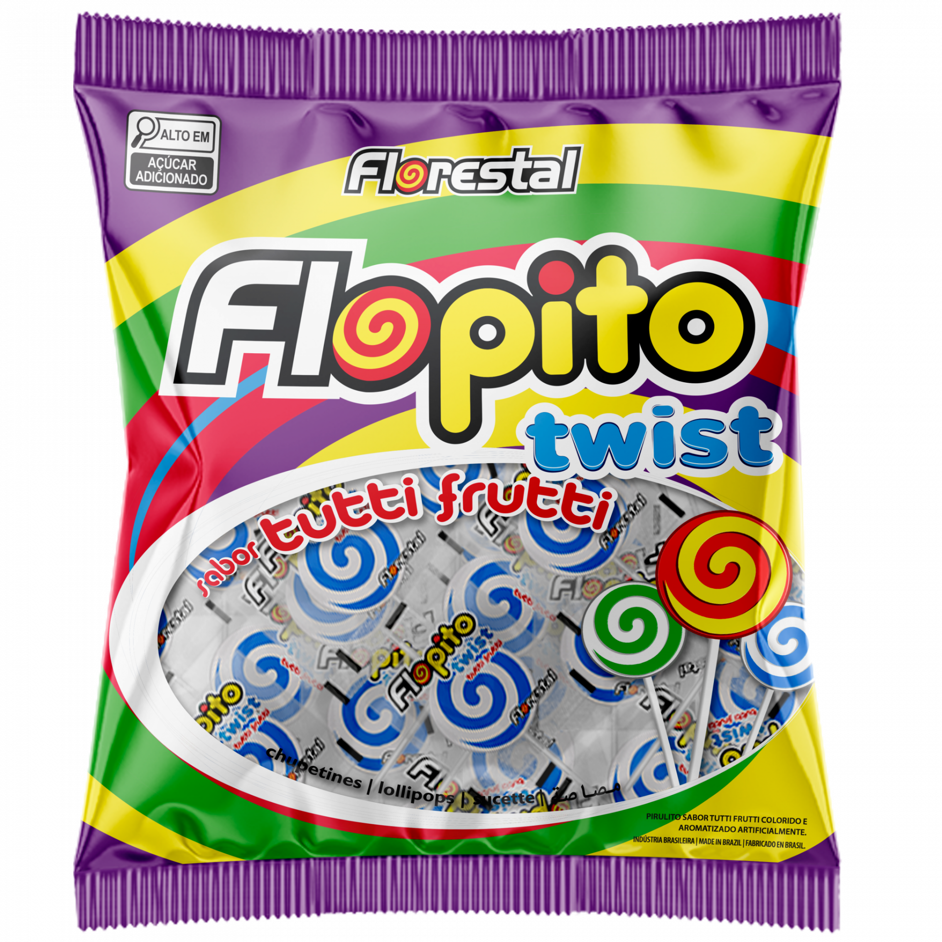 PIR FLORESTAL FLOP TWIST AZ/BC 400G C/50