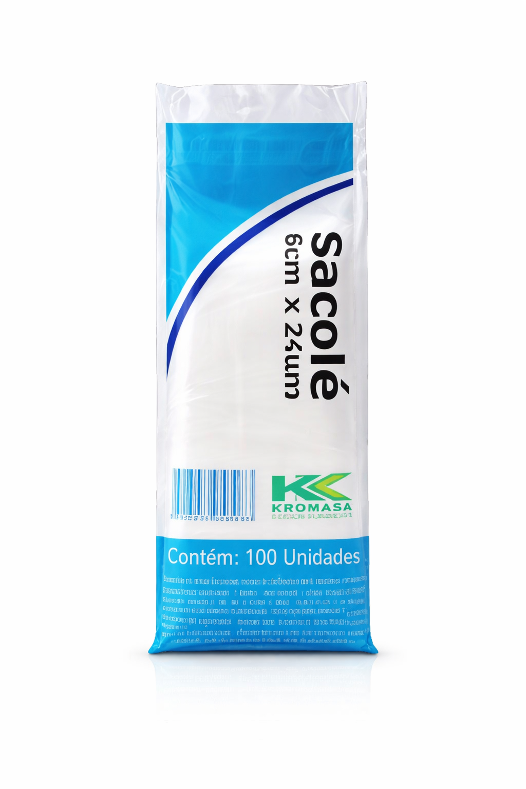 SAQ CHUP CHUP KROMASA 6X24CM C/100