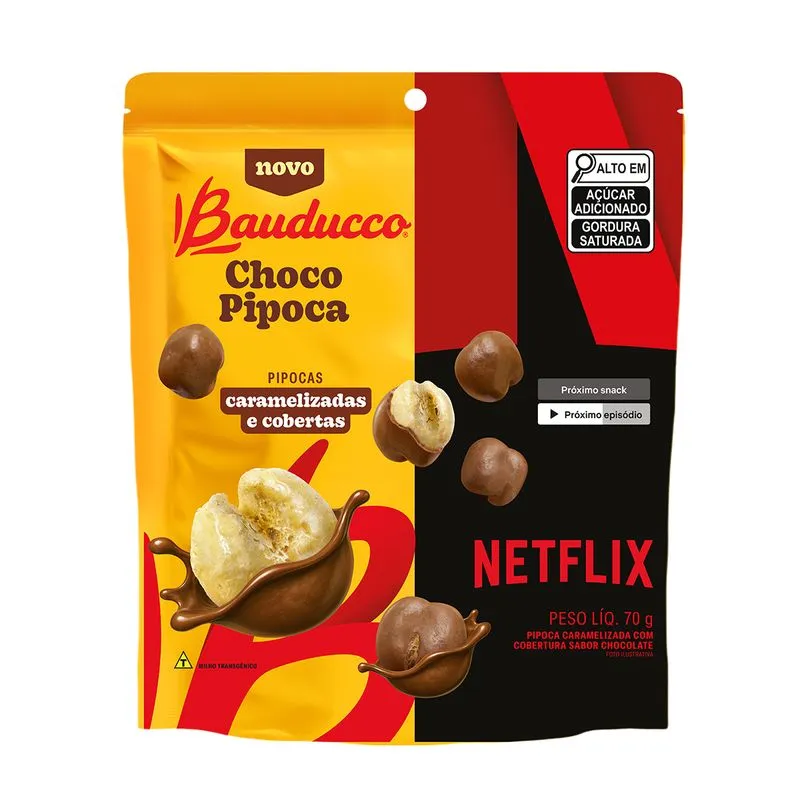 PIPOCA CHOCO BAUDUCCO NETFLIX 70G