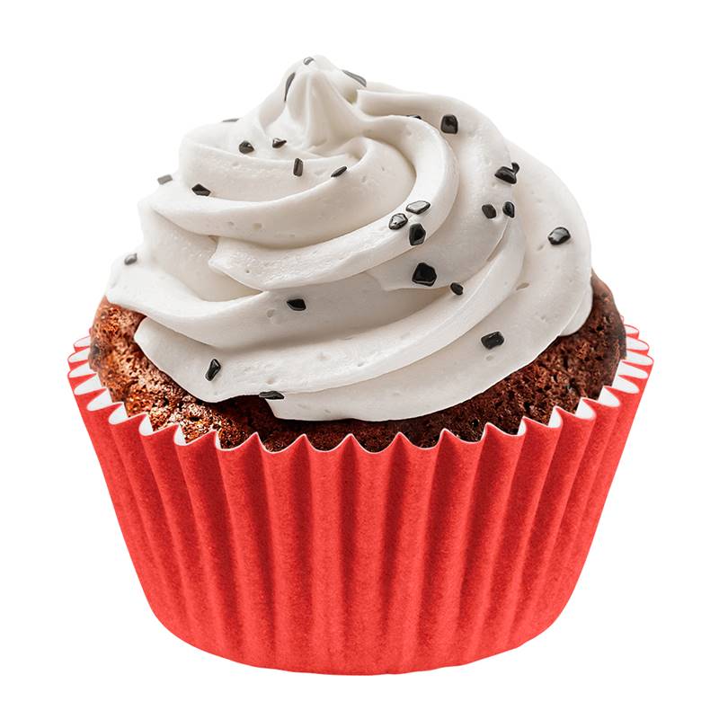 FORMINHA P/MINI CUPCAKE REGINA VERM C/45