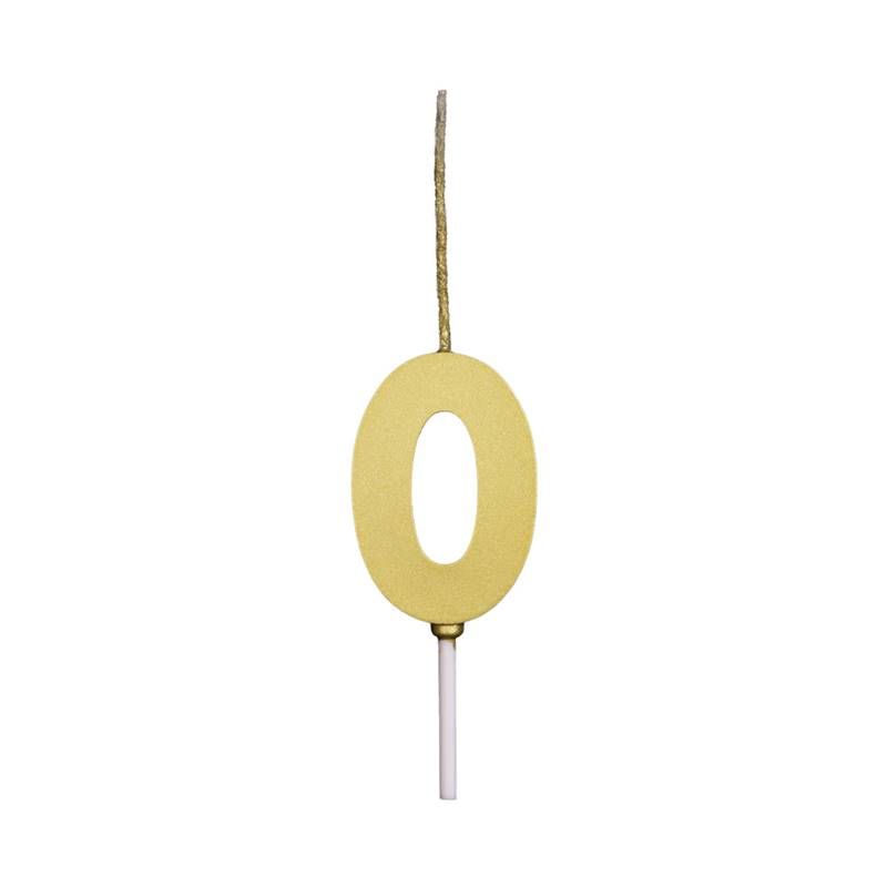 VELA MINI REGINA PICK METALIZ OURO N0 UN