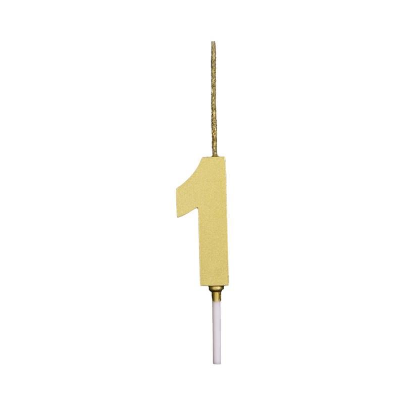 VELA MINI REGINA PICK METALIZ OURO N1 UN
