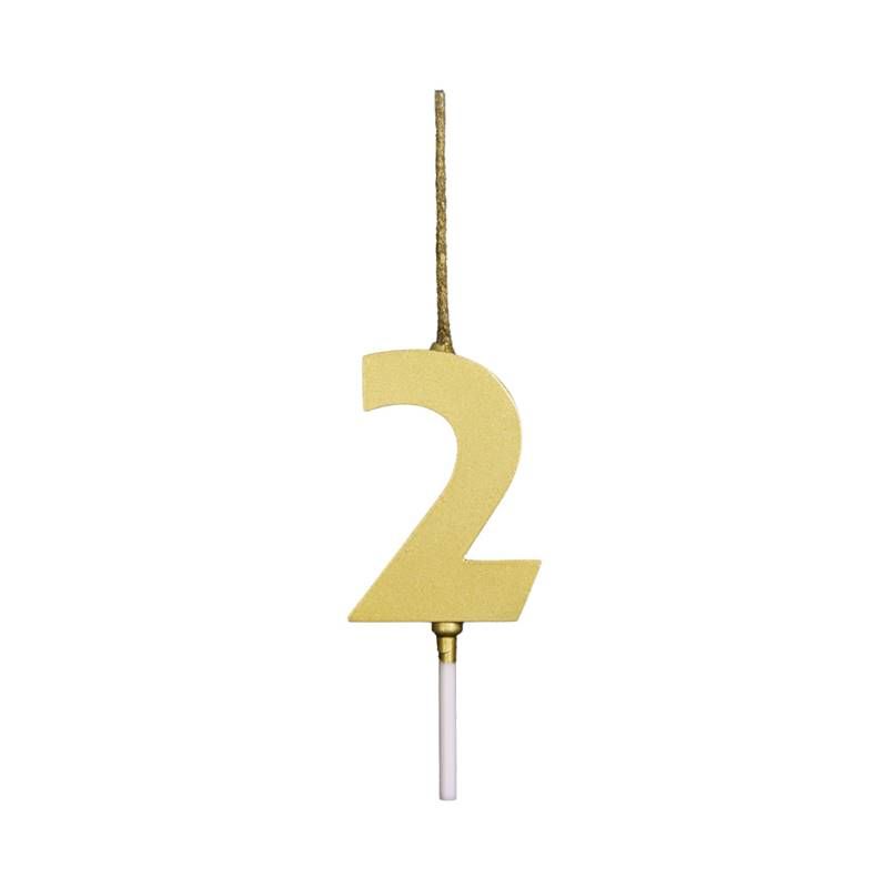 VELA MINI REGINA PICK METALIZ OURO N2 UN