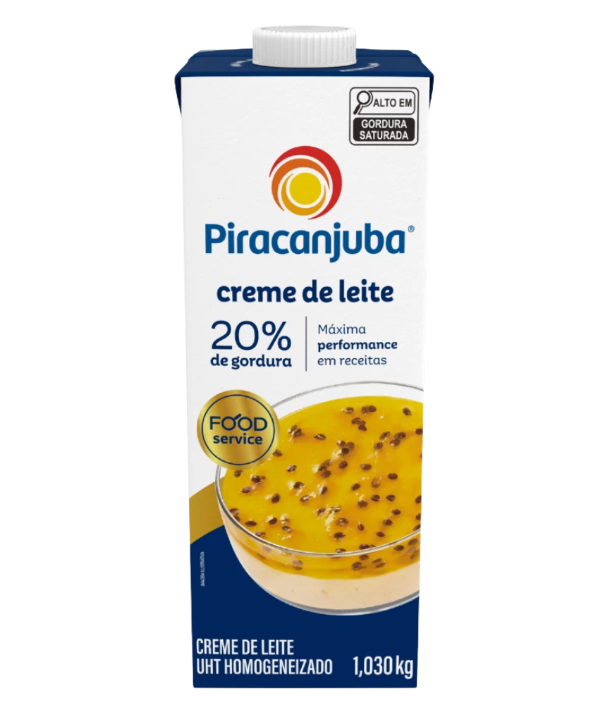 CREME DE LEITE PIRACANJUBA 20%GOR 1,03KG
