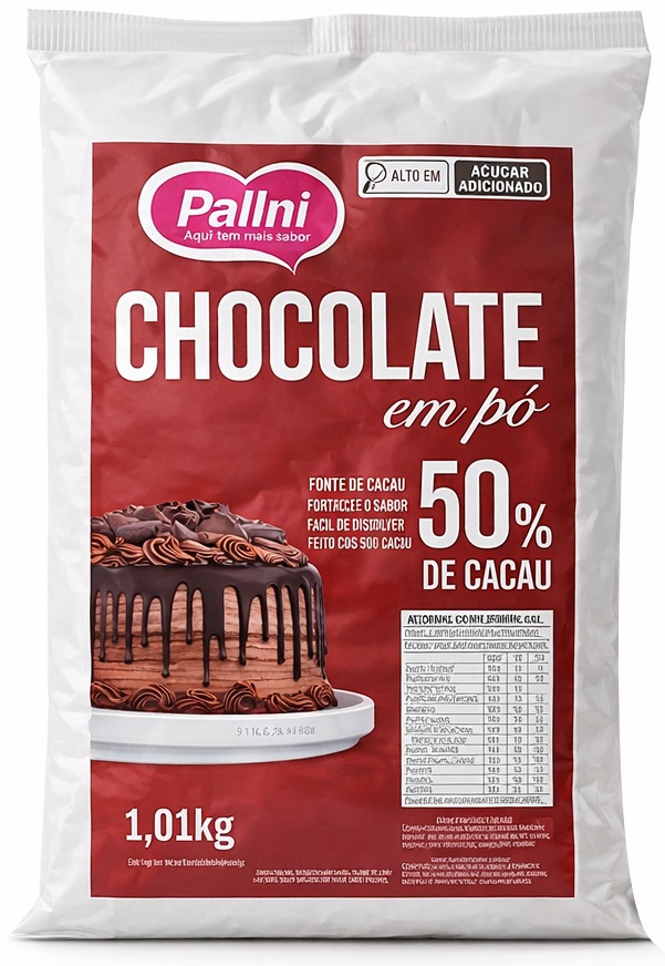CHOC PO SVILI PALLNI 50% CACAU 1,01KG