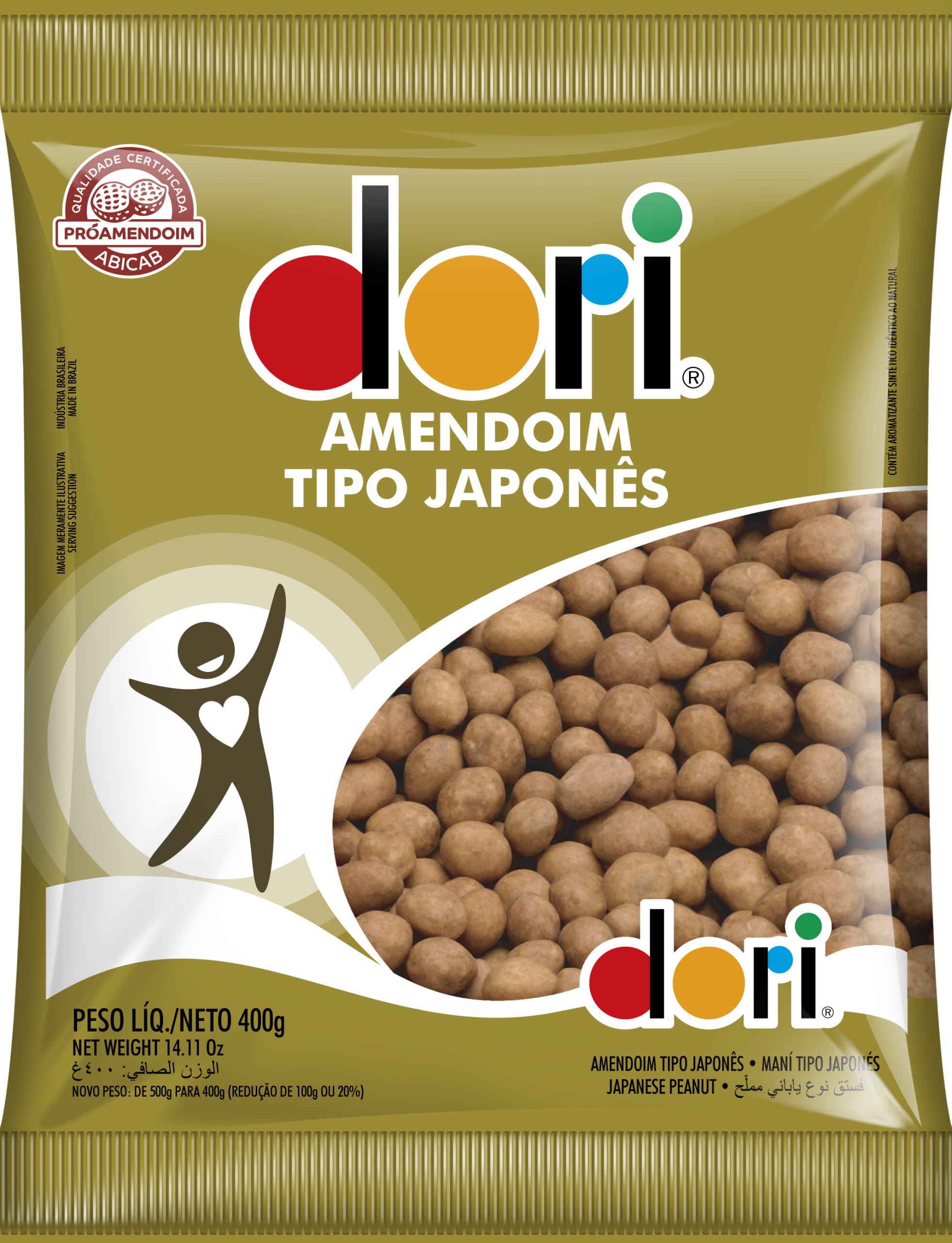 AMENDOIM DORI JAPONES 400G