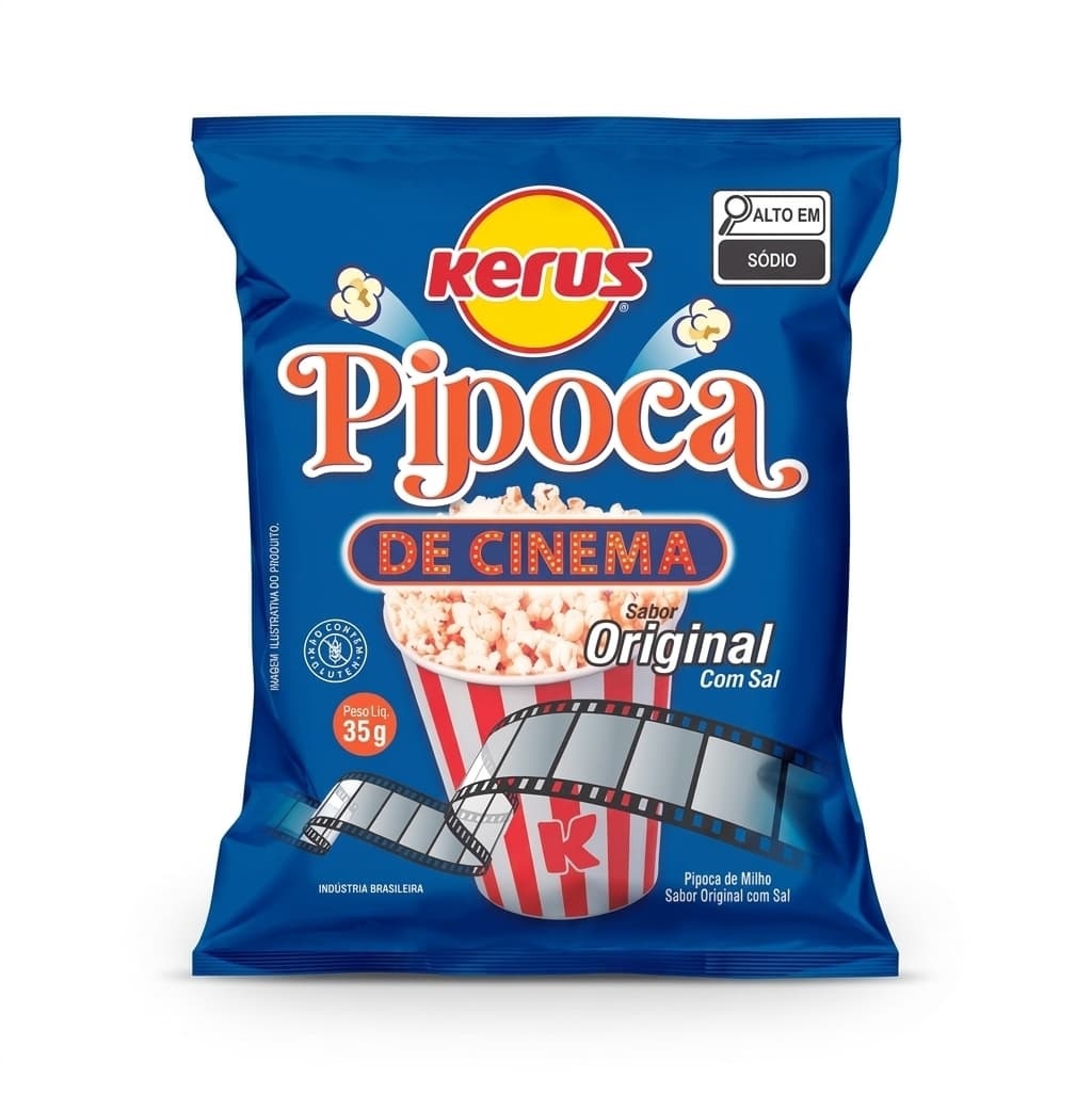PIPOCA DE CINEMA KERUS ORIGINAL 35G