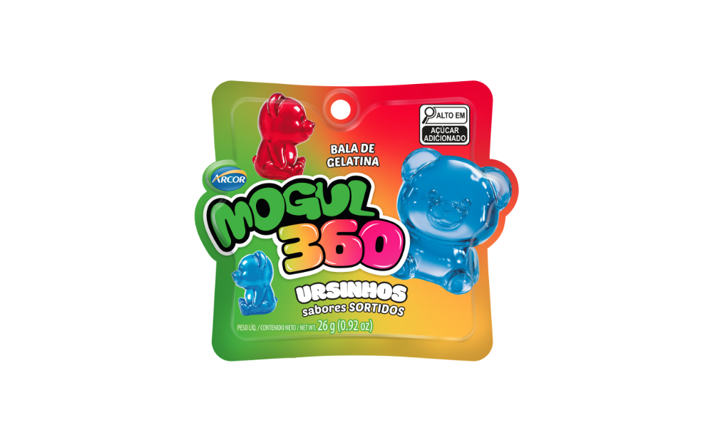BALA GELATINA ARCOR URSINHOS SORT 26G
