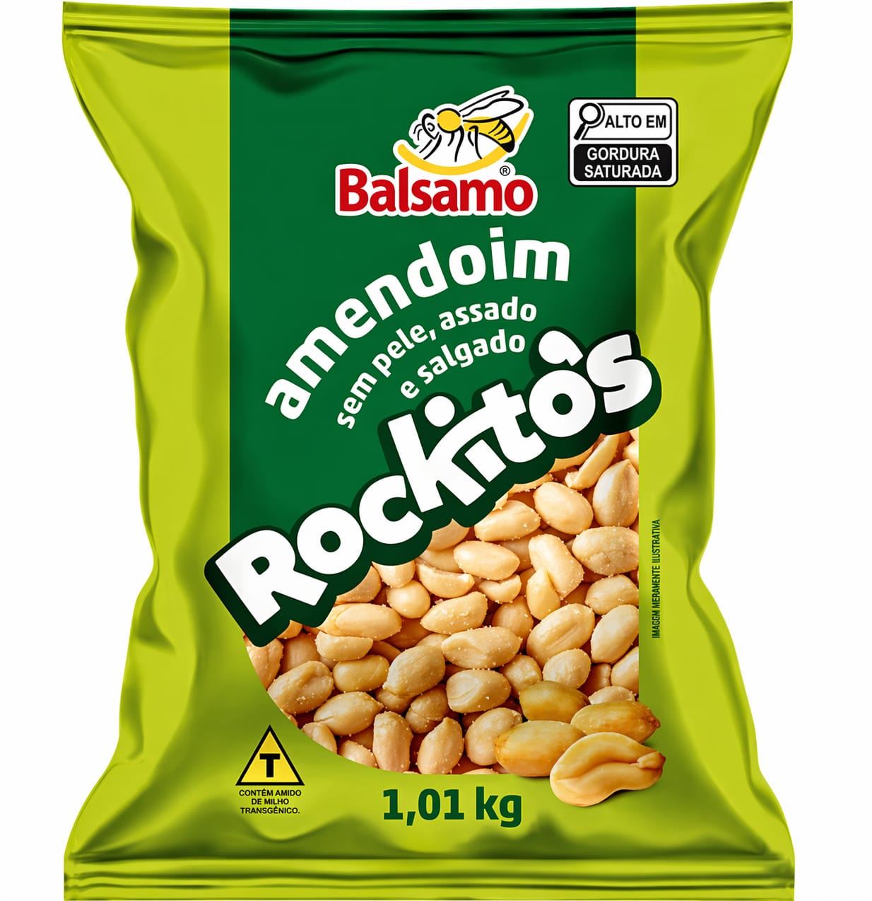 AMENDOIM BALSAMO S/PELE ROCKITOS 1,01KG