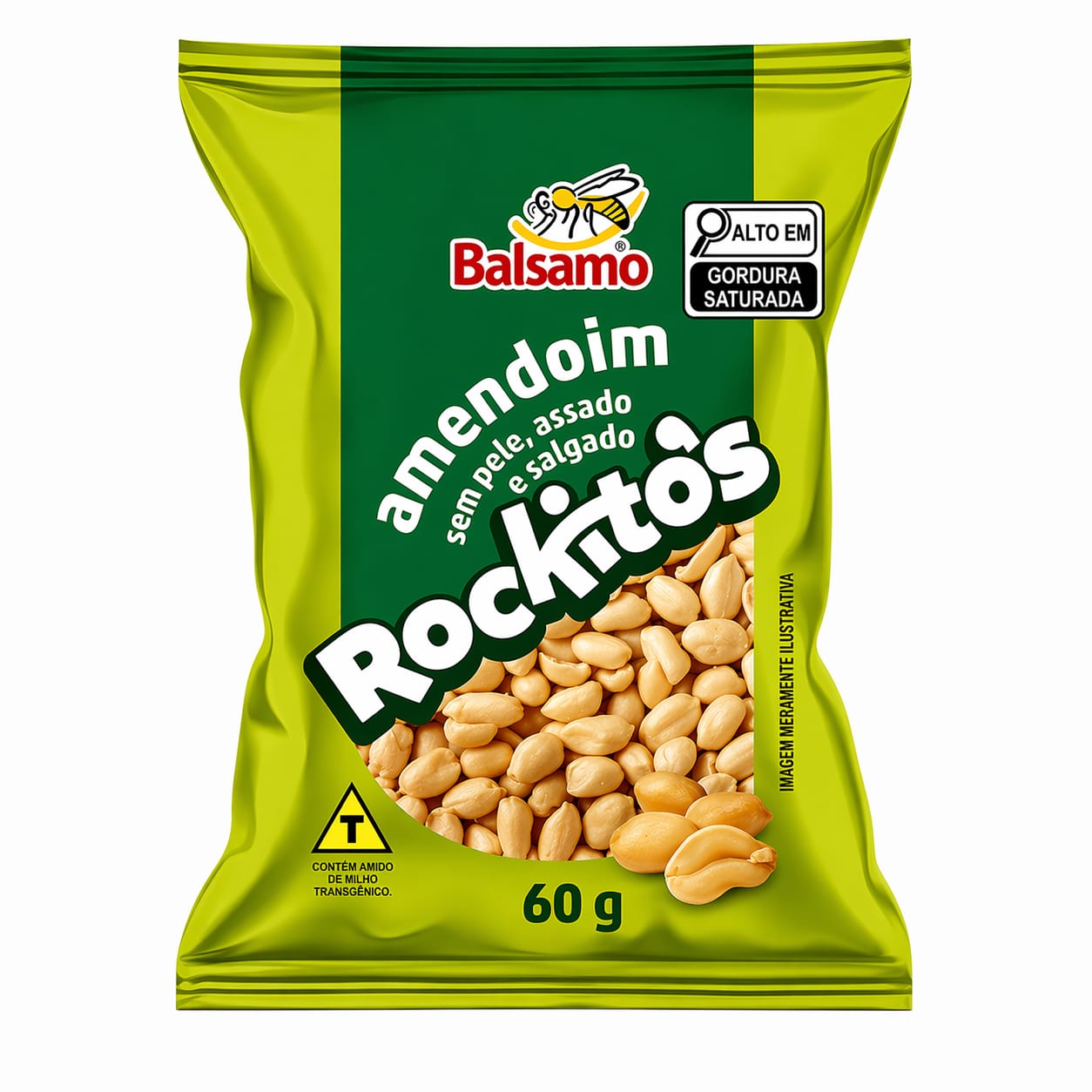 AMENDOIM BALSAMO S/PELE ROCKITOS 60G