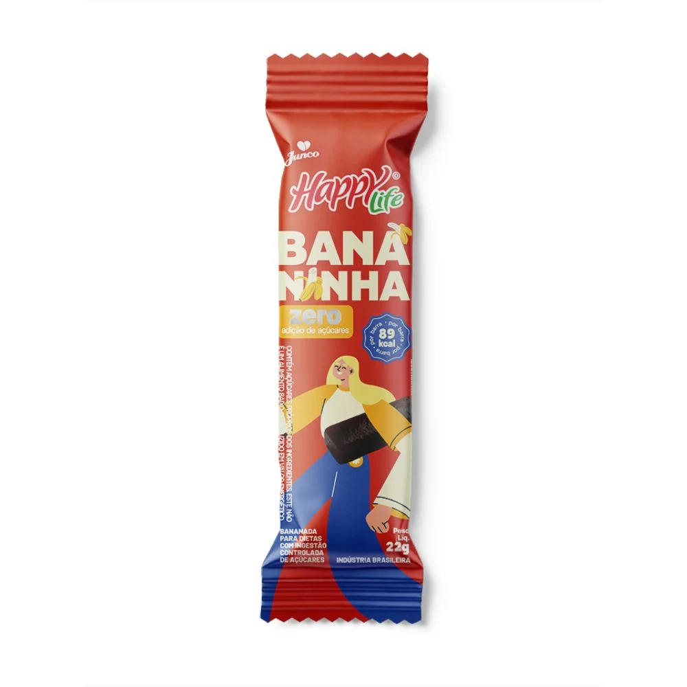 DOCE HAPPY LIFE BANANINHA ZERO ACUCA 22G