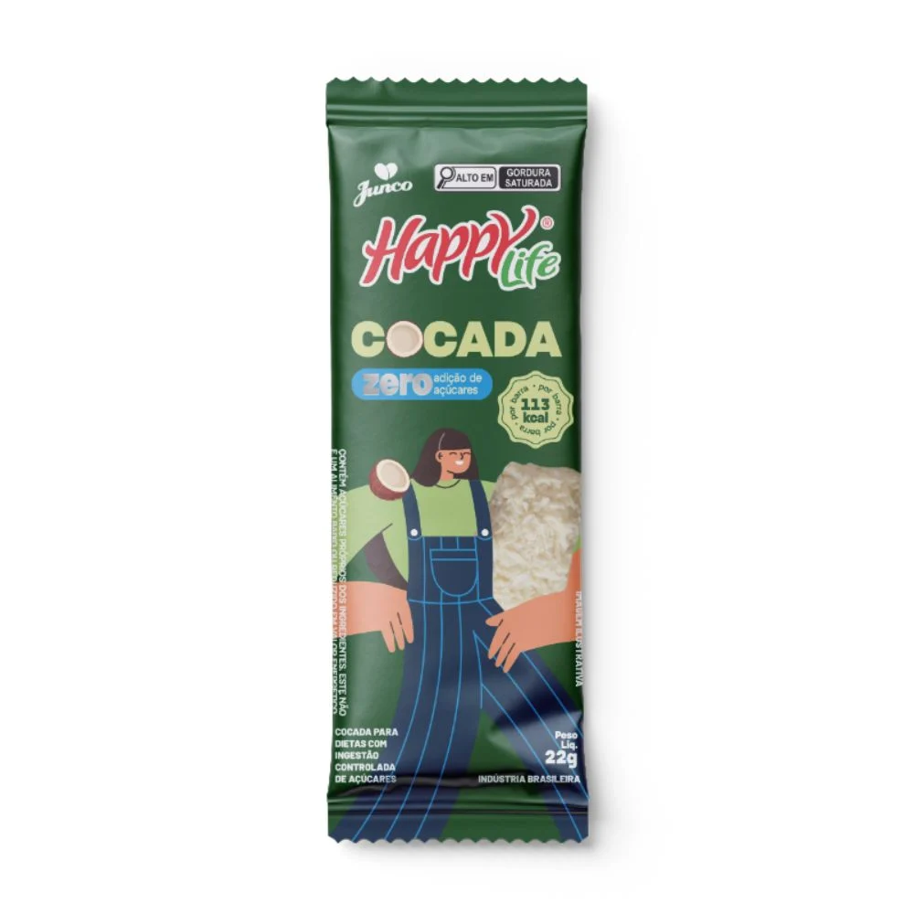 DOCE HAPPY LIFE COCADA ZERO ACUCA 22G