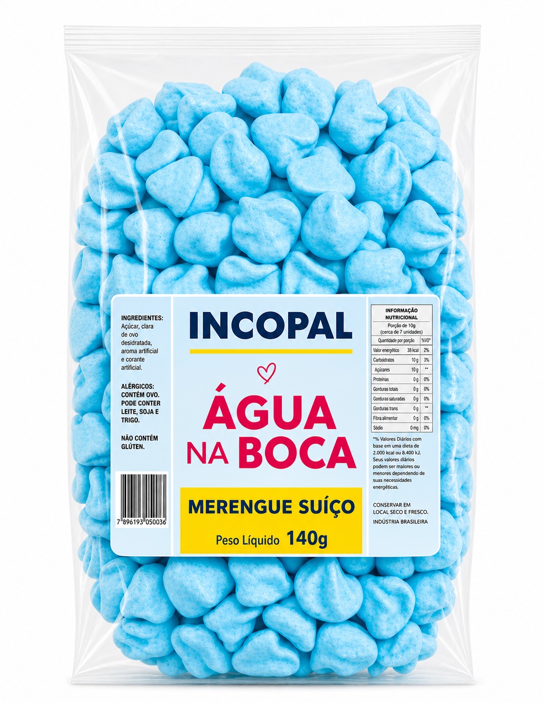 SUSPIRO CASEIRO INCOPAL AZUL 140G