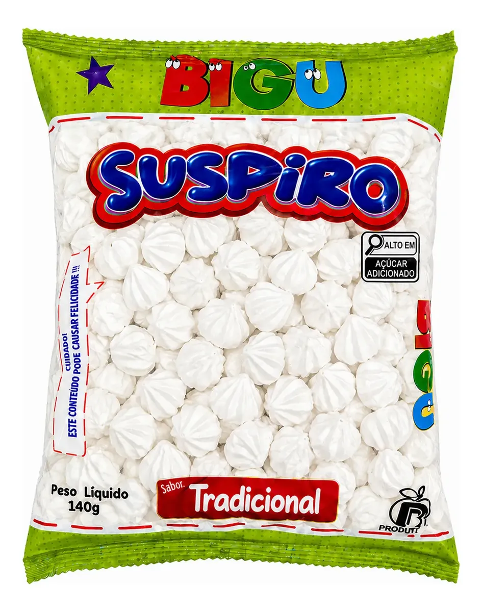 MINI SUSPIRO BIGU BRANCO TRADIC 140G