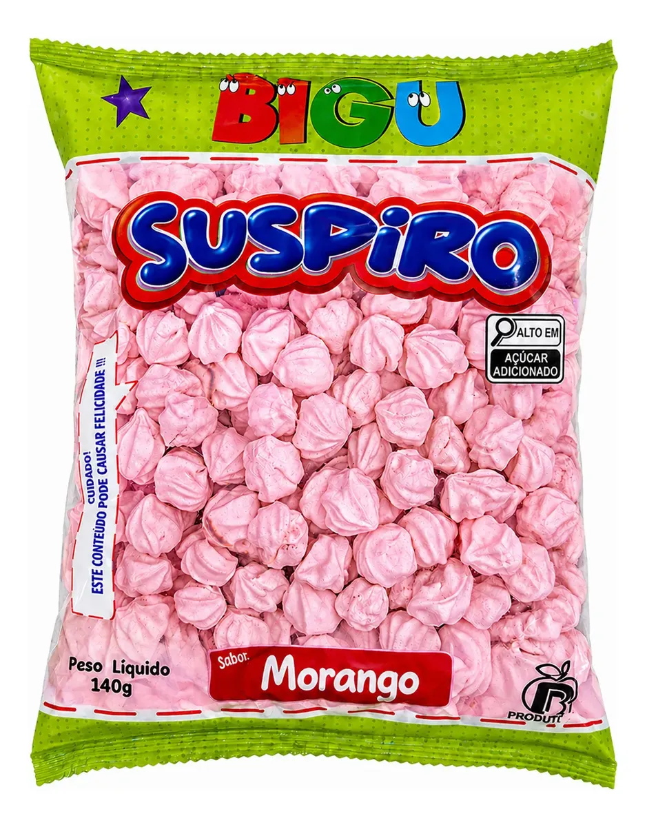 MINI SUSPIRO BIGU ROSA 140G