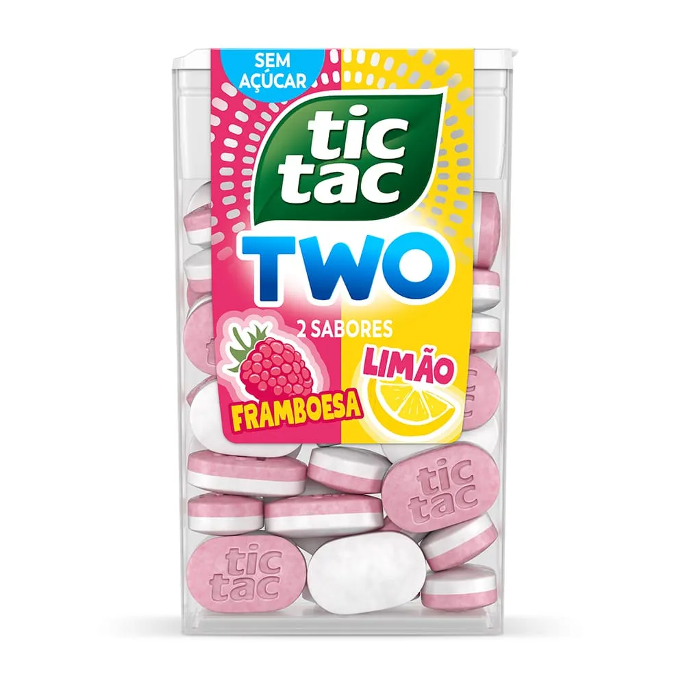 PASTILHA TIC TAC TWO FRAMB/LIMAO 38,5 UN
