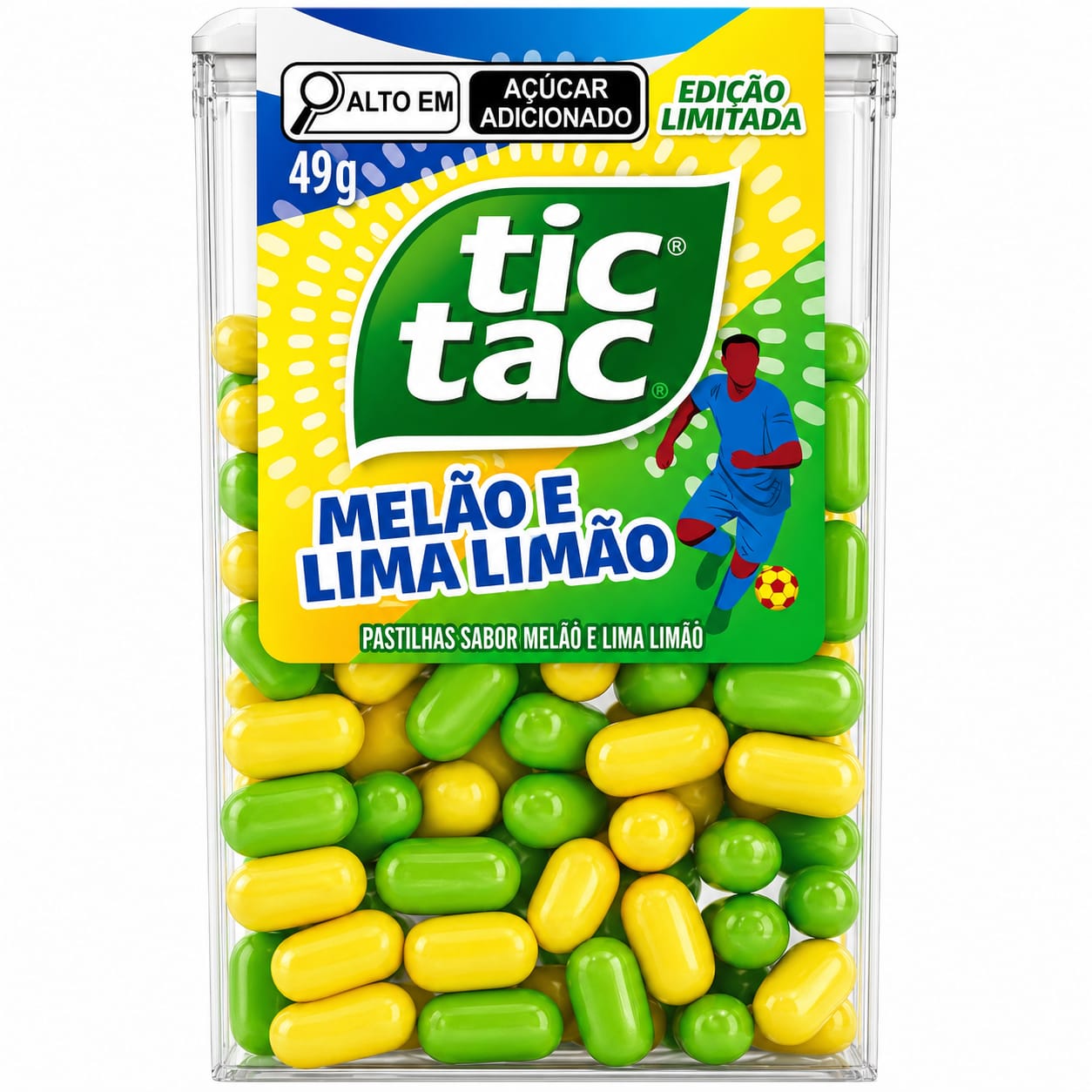 PASTILHA TIC TAC T100 MELAO LIMAO 49G