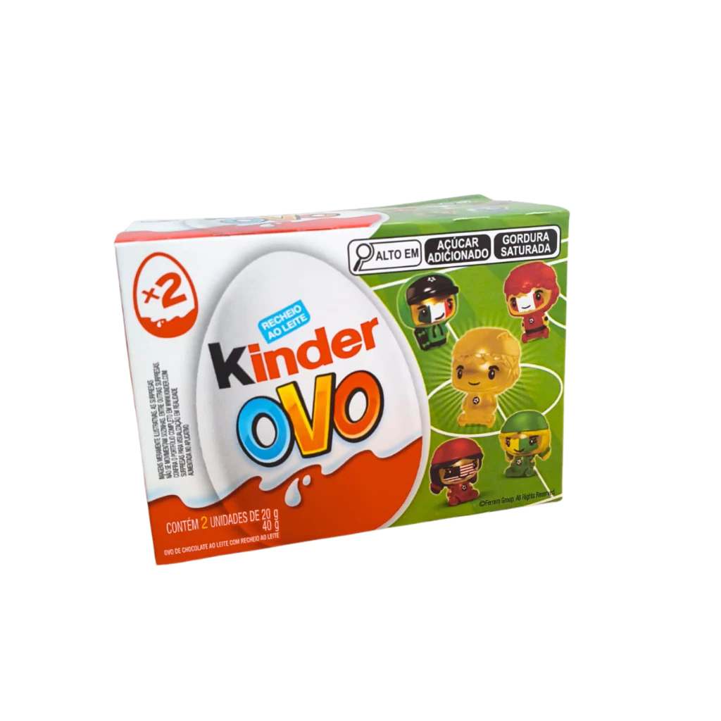 KINDER OVO COPA DO MUNDO CX C/2