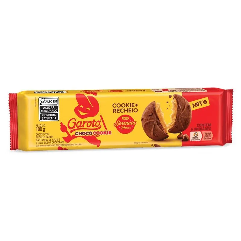 BISC GAROTO COOKIES SERENAT DO AMOR 100G