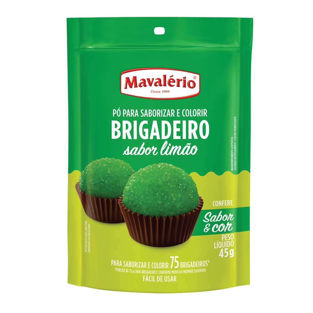 PO MAVALERIO P/BRIGADEIRO LIMAO 45G