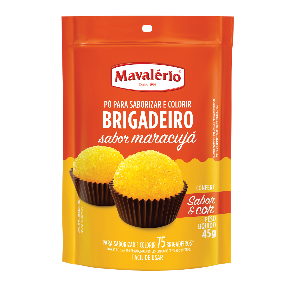 PO MAVALERIO P/BRIGADEIRO MARACUJA 45G