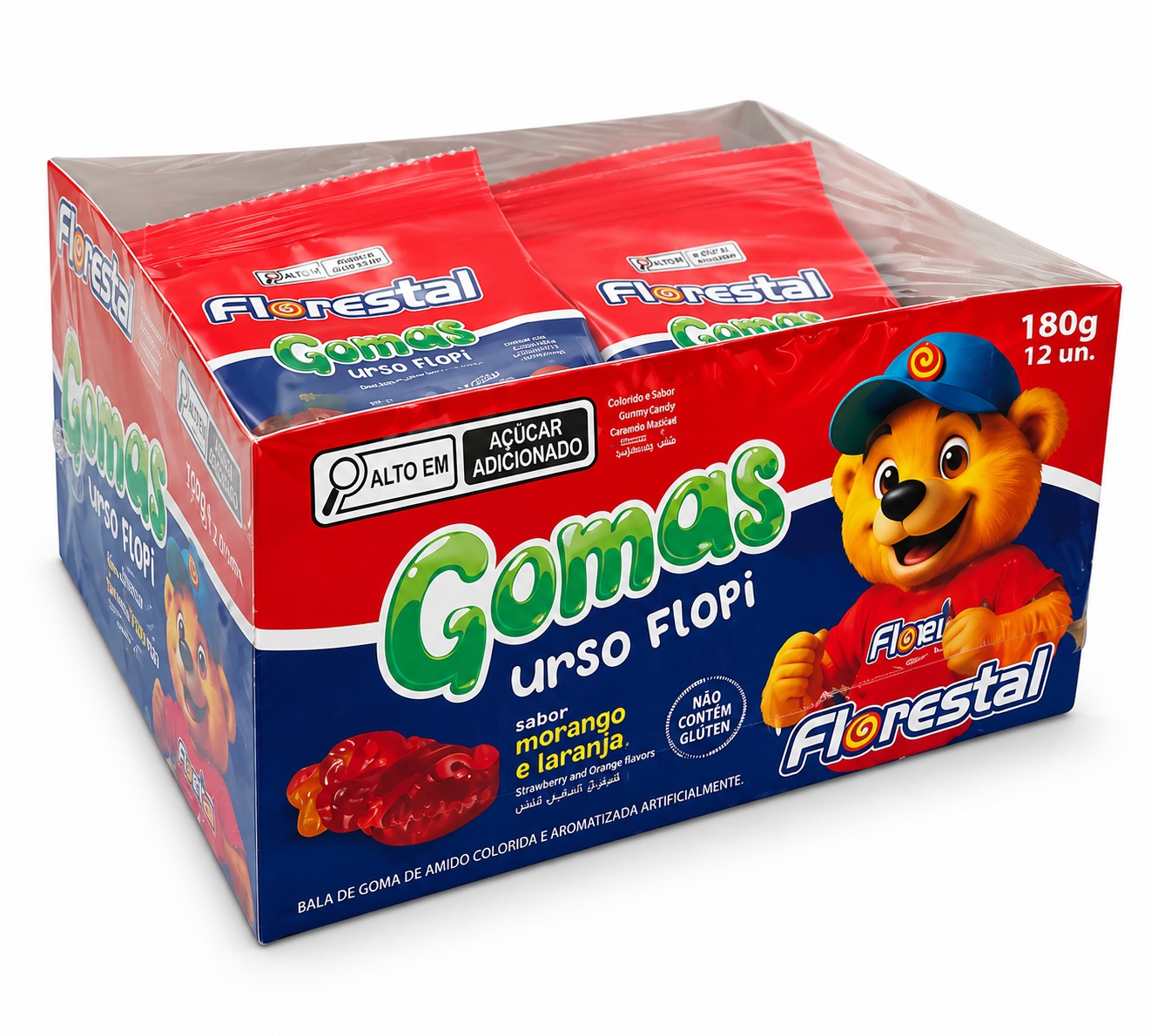 GOMA FLORESTAL FLOPI URSO C/12X15G