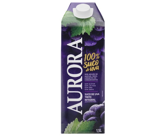 SUCO UVA INTEGRAL AURORA TP 1,5LT