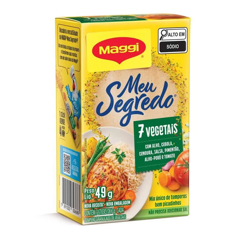 TEMP MAGGI MEU SEGREDO MIX 7 VEGETAI 49G