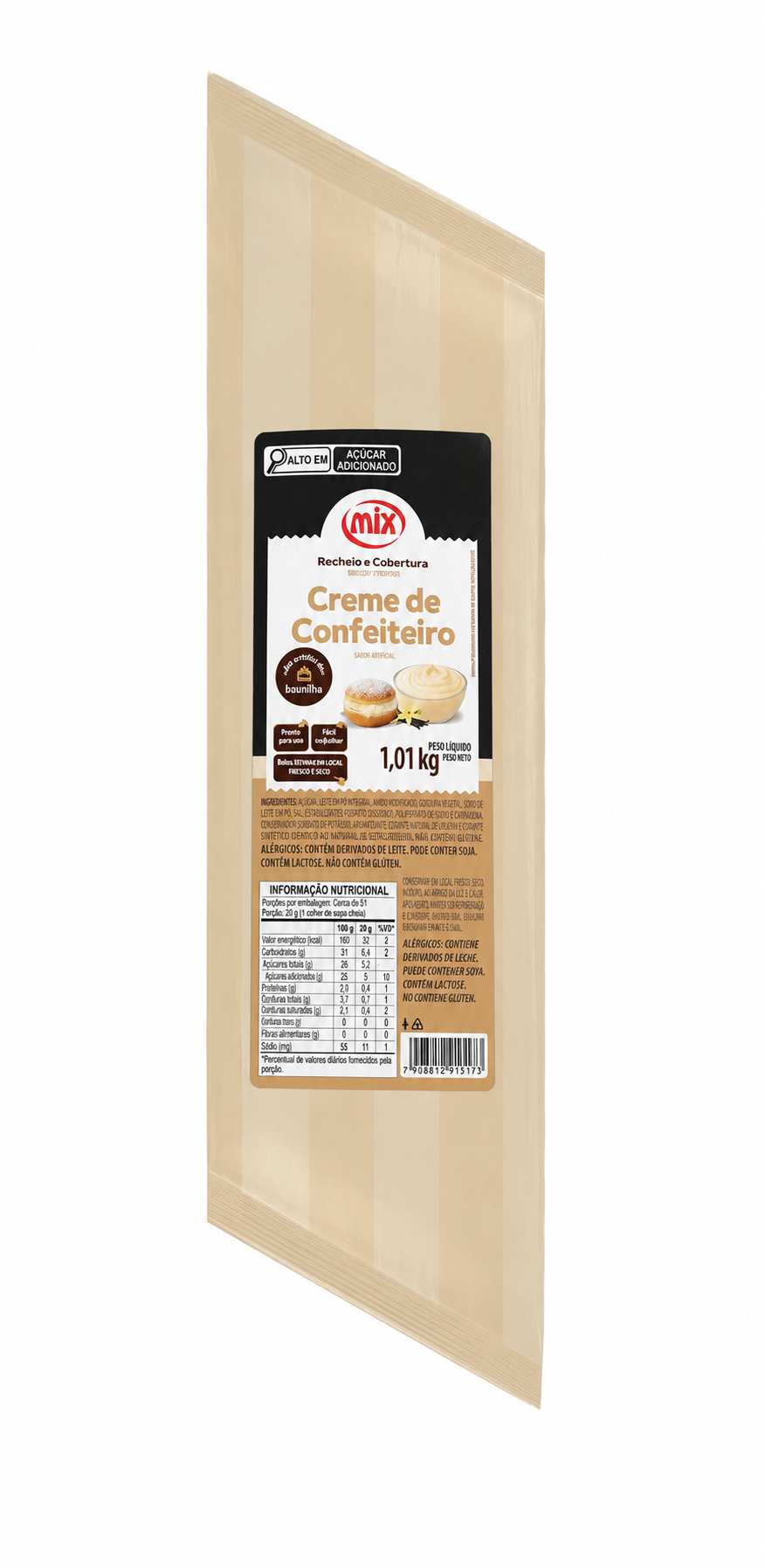 RECHEIO FORNEAVEL MIX CREME CONF 1,01KG