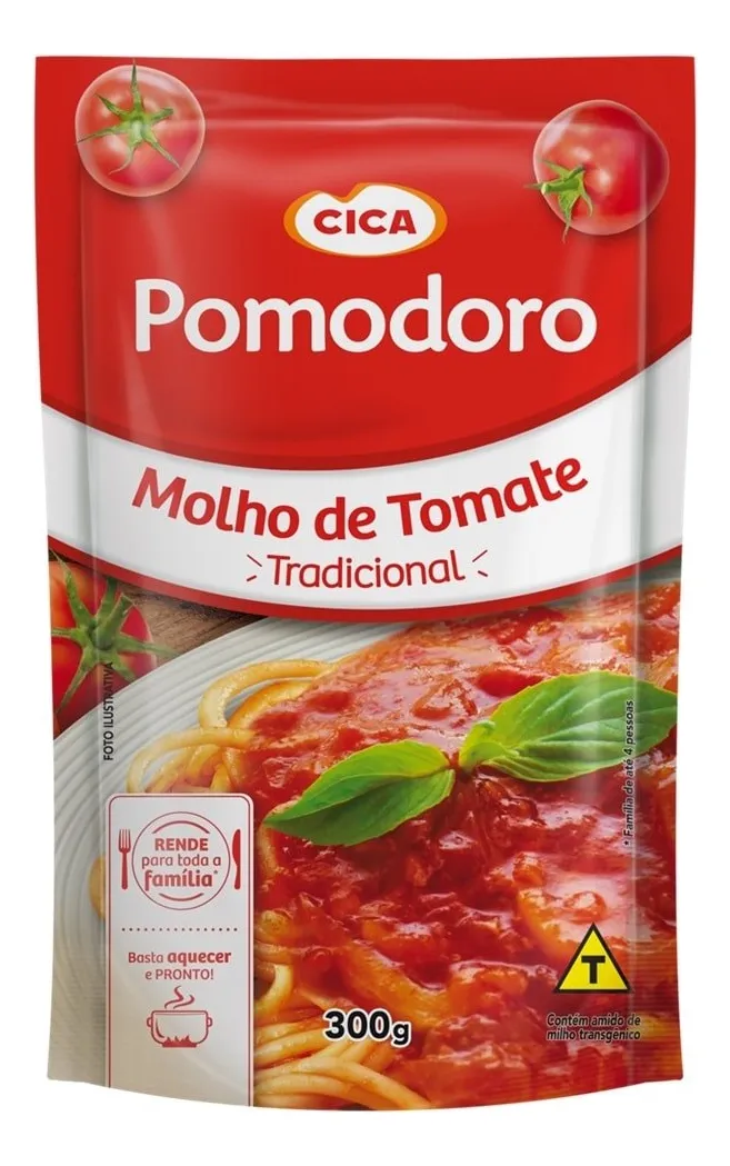 MOLHO POMODORO TRADICIONAL SACHE 300G