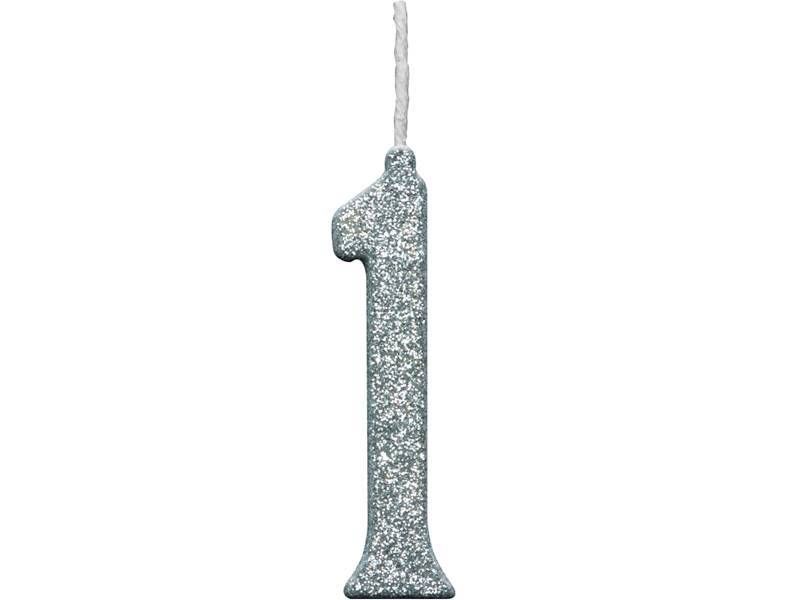 VELA REGINA GLITTER PRATA N1 UN