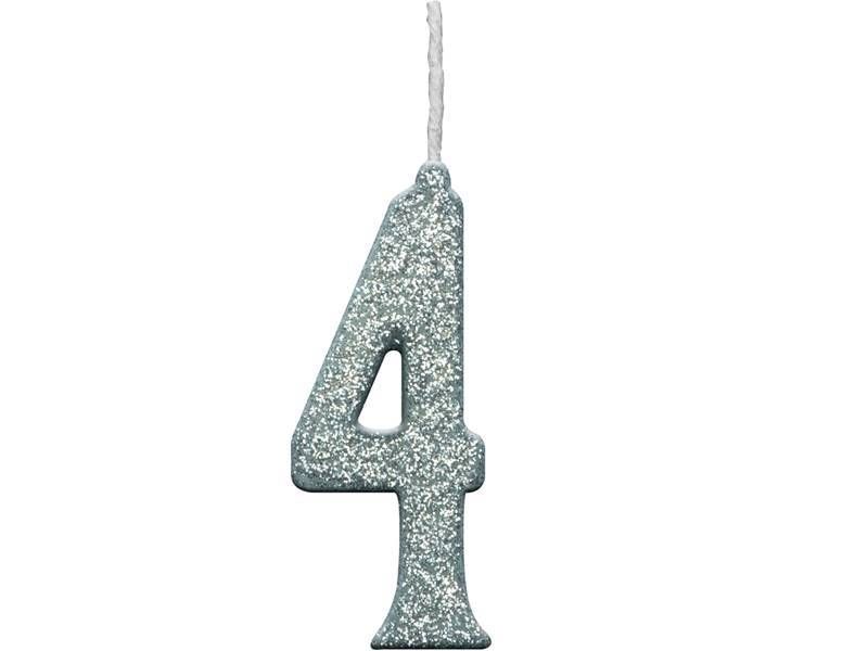 VELA REGINA GLITTER PRATA N4 UN