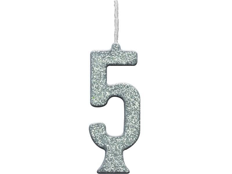 VELA REGINA GLITTER PRATA N5 UN