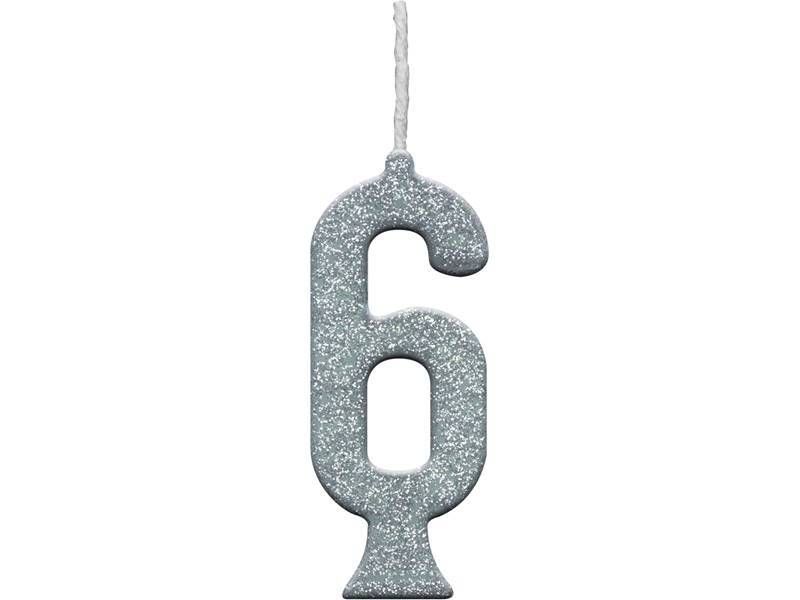 VELA REGINA GLITTER PRATA N6 UN