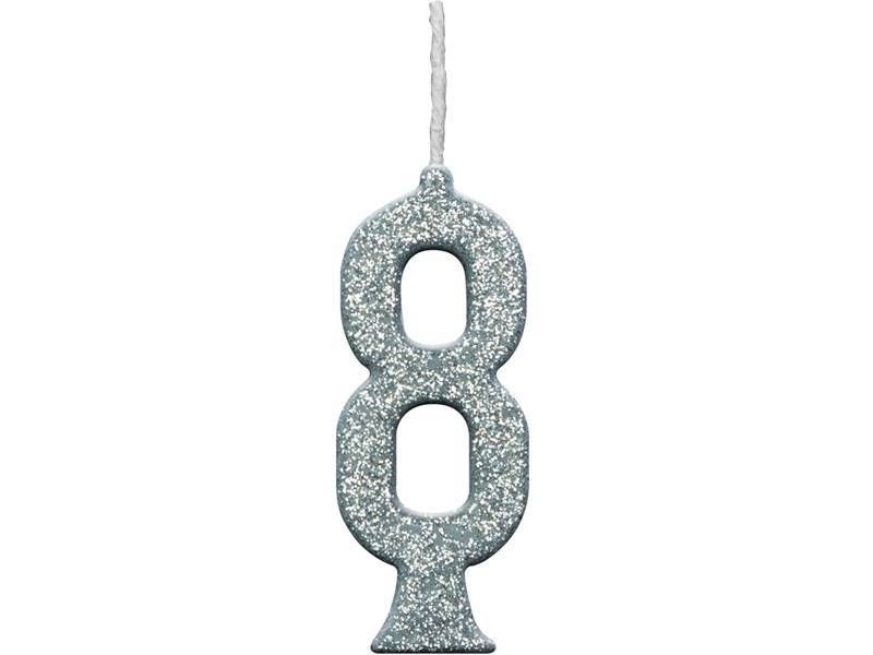 VELA REGINA GLITTER PRATA N8 UN