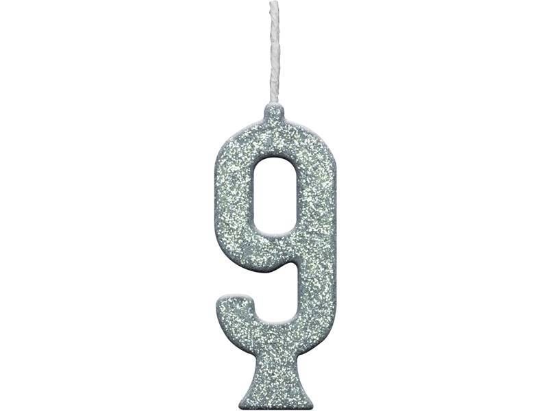 VELA REGINA GLITTER PRATA N9 UN