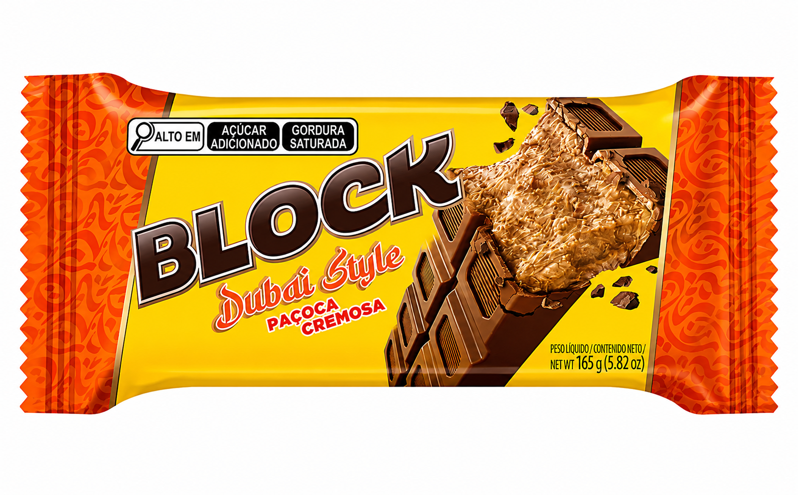CHOC TAB ARCOR BLOCK DUBAI PACOCA 165G