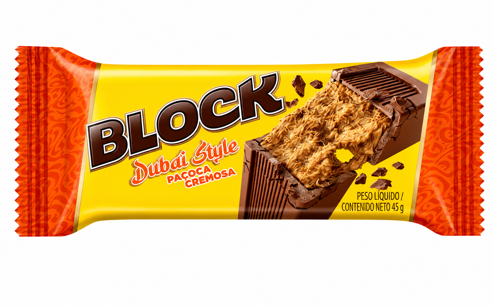 CHOC TAB ARCOR BLOCK DUBAI PACOCA 45G