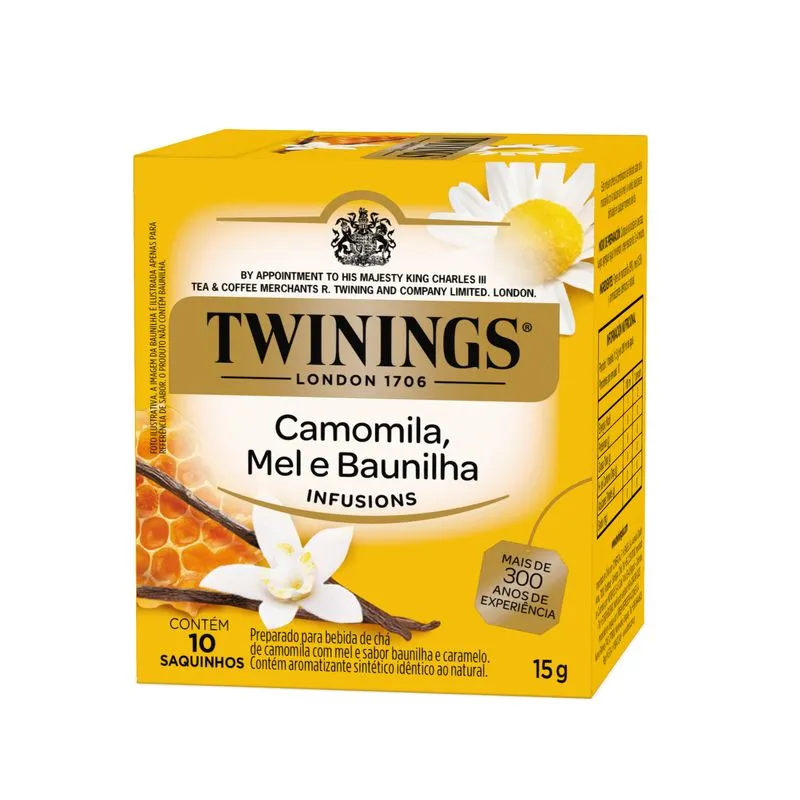 CHA TWININGS CAMOMILA/MEL/BAUNI 15G C/10