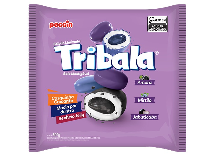 BALA TRIBALA SORTIDA ROXA 500G