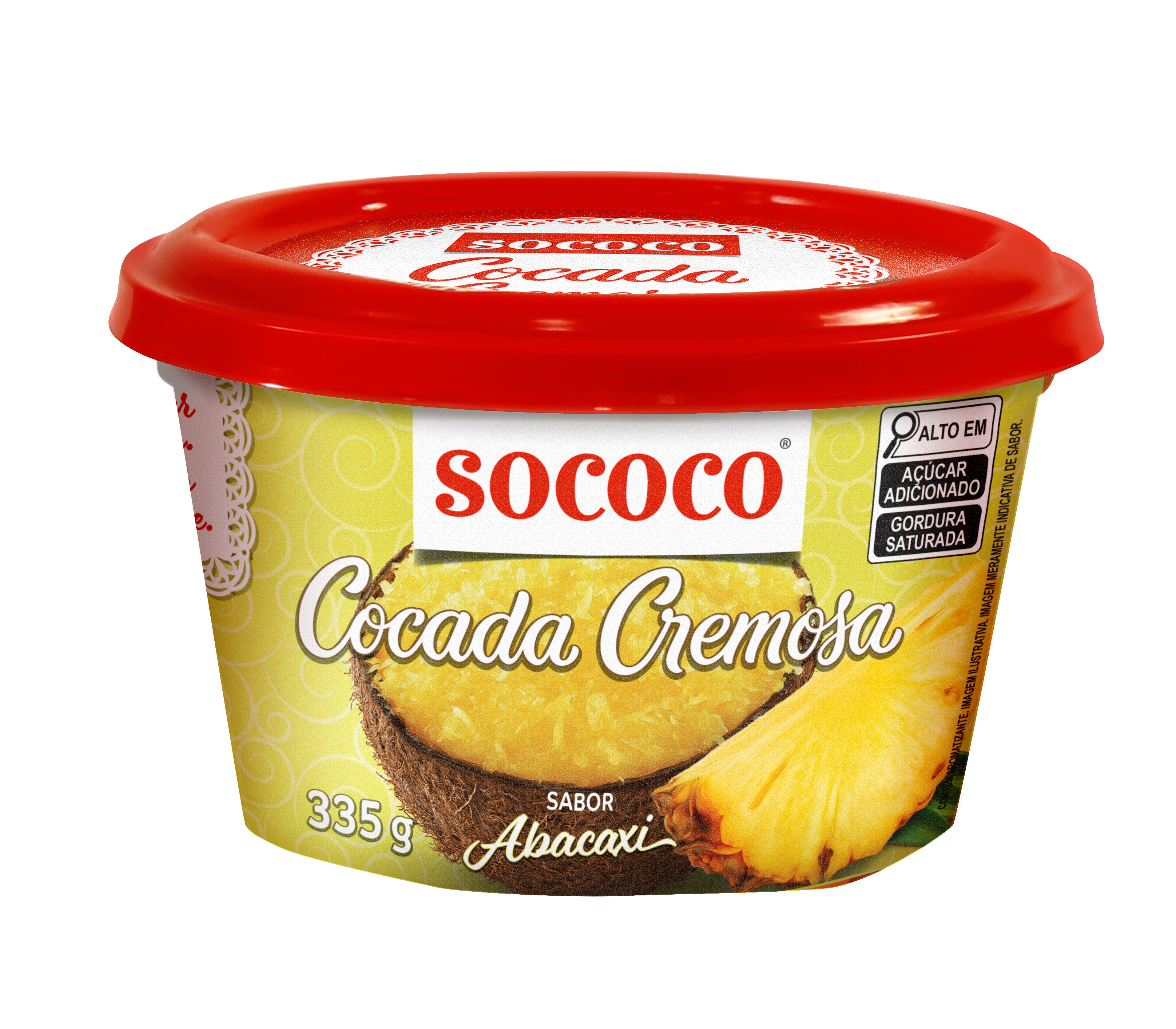 DOCE SOCOCO COCADA CREMOSA ABACAXI 335G