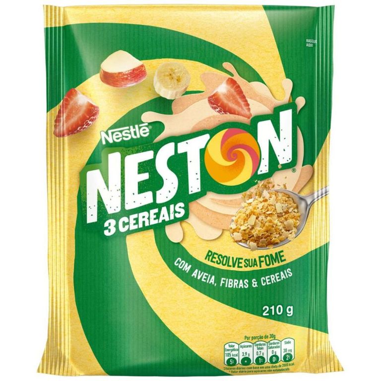 NESTON NESTLE 3 CEREAIS SACHE 210G
