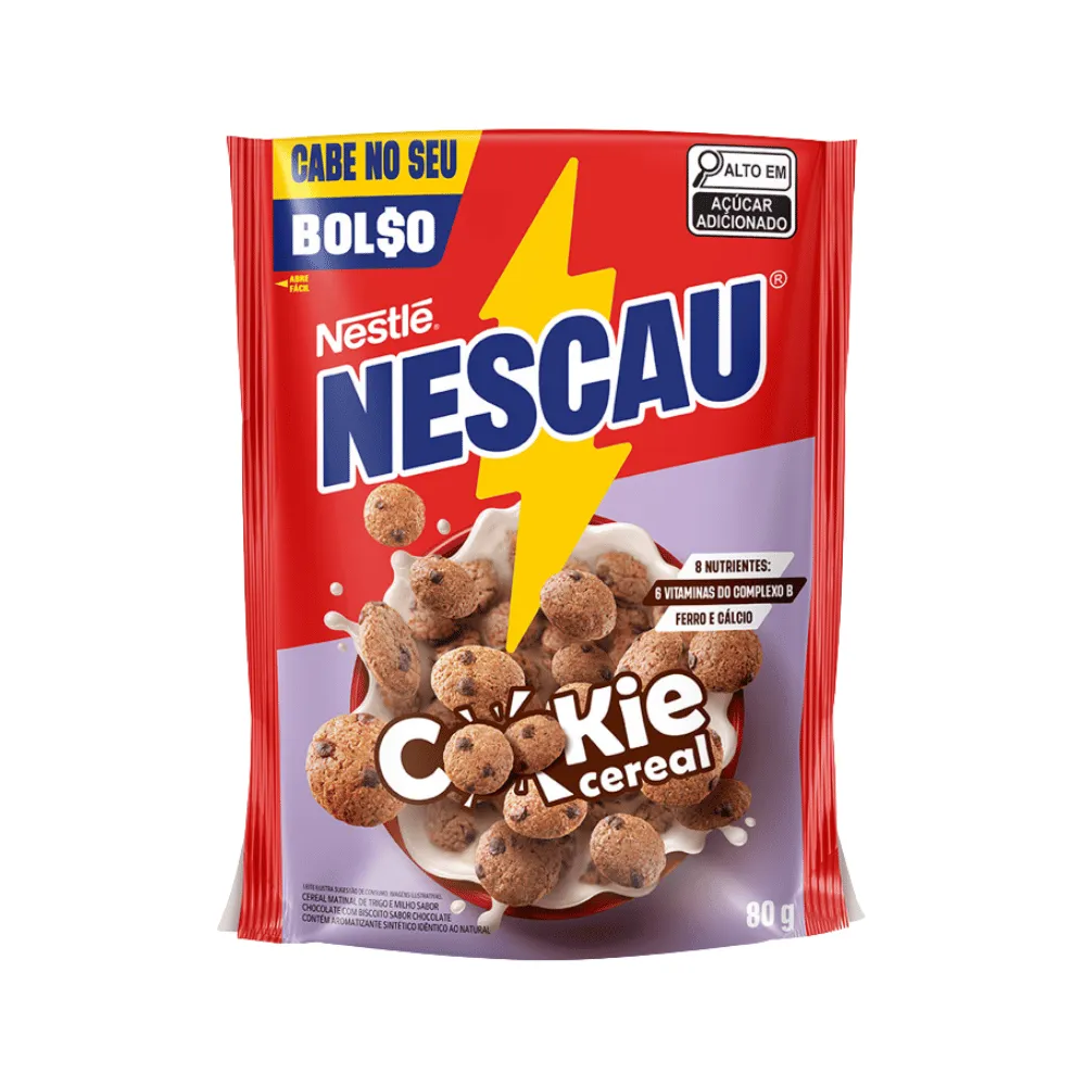 CEREAL MATINAL NESTLE NESCAU COOKIES 80G